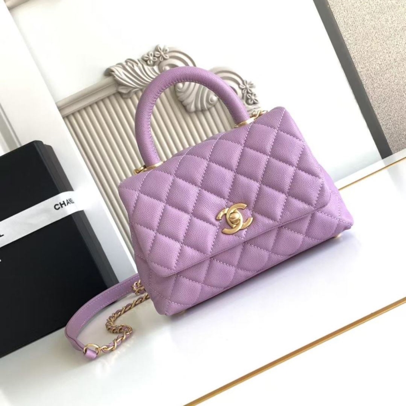 Ch**el top handle bags